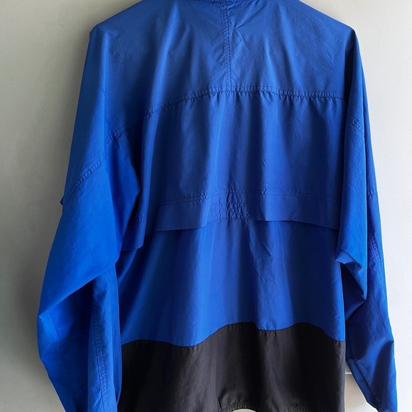 Vintage Nike Windbreaker Jacket Blue and Black Lightweight Full Zip - Picture 9 of 9
